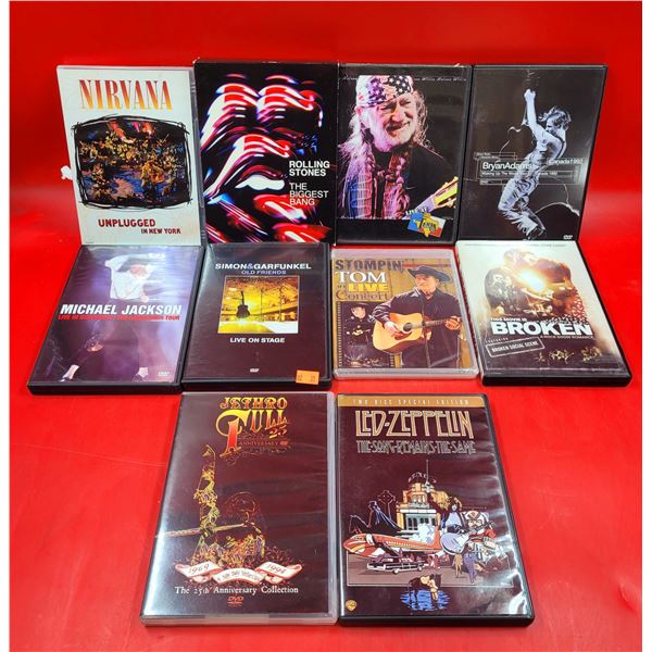 Lot Of Misc. Concert DVD's