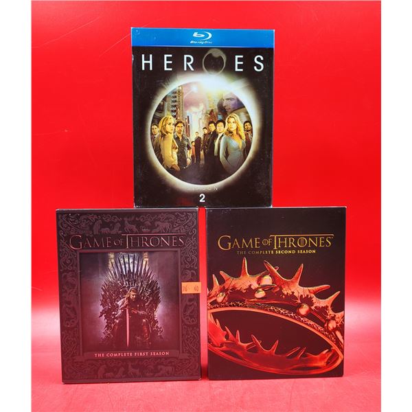 Heroes & Game Of Thrones Blu-rays