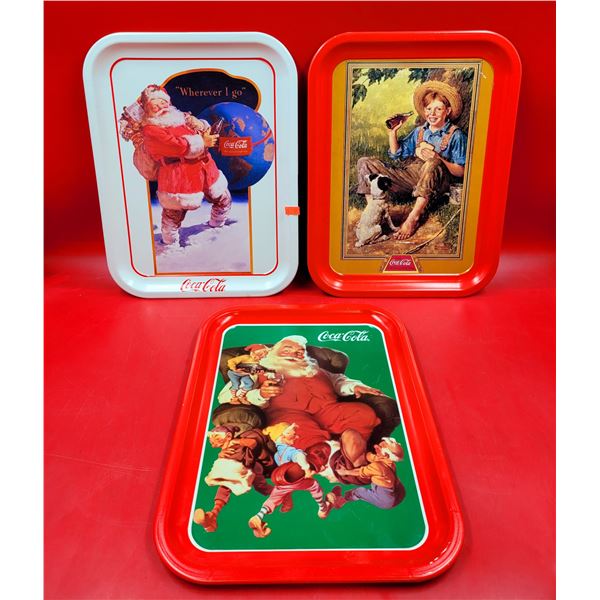 Lot Of Coca-Cola Advertising Trays
