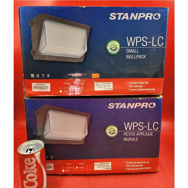2 New In Box Stanpro WPS-L Small Wall Pack Lights