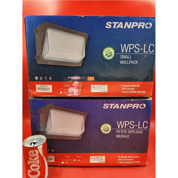 2 New In Box Stanpro WPS-L Small Wall Pack Lights