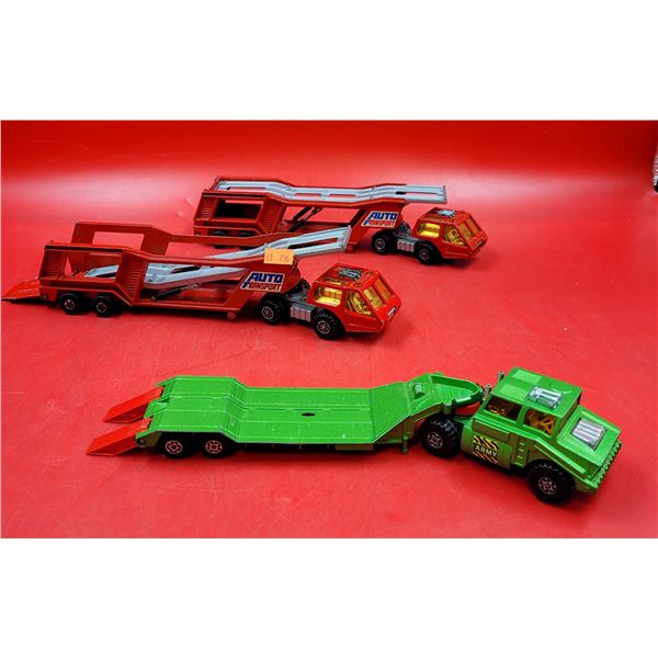 2 Matchbox K-10 Car Transporters & Matchbox Tank Transporter