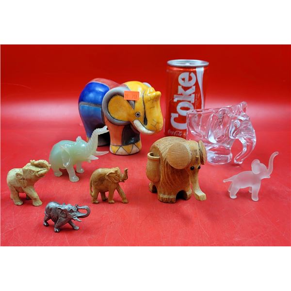 Lot Of Elephant Figurines