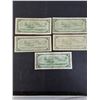 Image 3 : (5) 1954 Beattie/Rasminsky 1 Dollar Bills