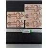 Image 1 : (5) 1986 Canadian 2 Dollar Bills