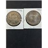 Image 2 : 1966 and 67 Canadian Silver Dollars