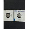 Image 2 : 1896 and 99 Canadian Five Cent Pieces