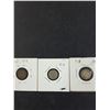 Image 2 : 1910, 11 and 12 Canadian 5 Cent Pieces