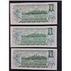 Image 3 : Lawson/Bouey and Crow/Bouey  1973 1 Dollar Bills.