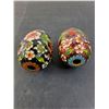 Image 3 : (2) Vintage Chinese Cloisonne Eggs