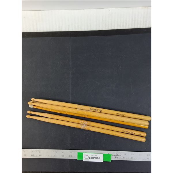 (6) Assorted Drumsticks