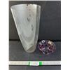Image 1 : DueZeta Glass Dish and glass Vase
