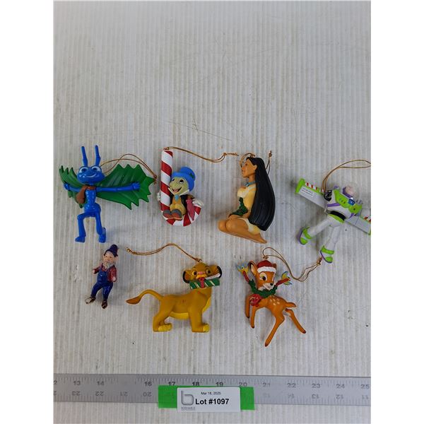 Disney Plastic Christmas Ornaments
