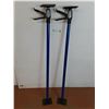 Image 1 : Pair of Drywall Tension Rods - Operational 47" at Lowest