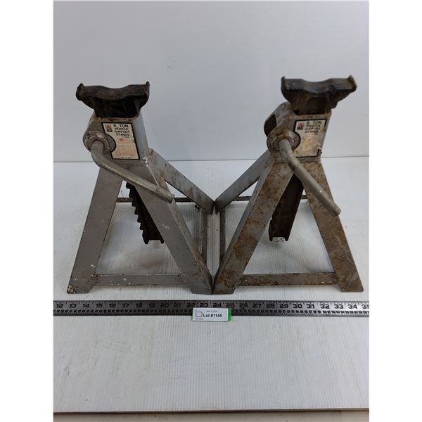 (2) 6 Ton Vehicle Support Stands