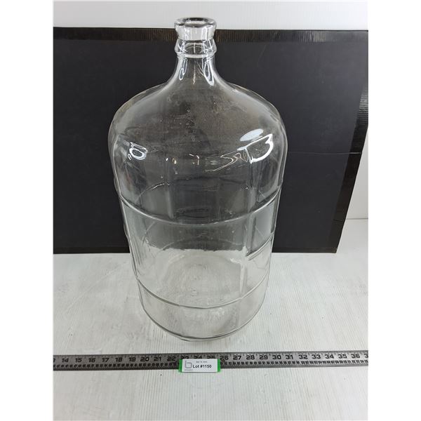 Large Glass Water Bottle 22" x 10" Dia
