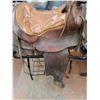 Image 3 : * Horse Saddle "King of Texas" 14" Seat, 6" Gullet, Double Rigging, Rawhide Covered Wood Tree