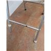 Image 3 : * Metal Painter's Step Ladder 52" High - 1 Rubber Foot Broken