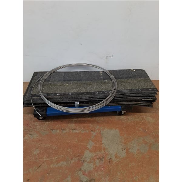 * 4-wheel Dolly Cart - Cracked, Shingles, Steel Cable - Pick up