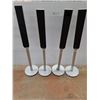 Image 1 : Set of 4 Sony Tower Speakers 47" Tall
