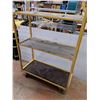 Image 1 : * 4-Wheel Metal Frame Shelf Rack 53" x 22" x 74"