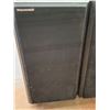Image 2 : * Pair of Cerwin Vega Speakers - Each 37" x 18.5" x 19" - Untested, Laserline DVD Plastic Storage Ra