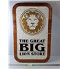 Image 1 : Great Big Lion Store Wood Sign- Cannot Ship