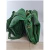 Image 2 : (2) Green Mesh Trailer Tarps 12' x 18'