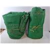 Image 2 : (2) Green Mesh Trailer Tarps 10' x 18'