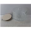 Image 2 : Stoneware Hotplate, Glass Cake Platter 11" with Plastic Lid