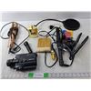 Image 1 : Vintage Canon Video Camera, (2) Hair Straighteners,Oud Cologne, Misc. Untested