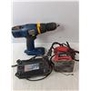 Image 2 : Ryobi Charger- Powers On, 18V Drill- As Is, Skil Sander- Powers On