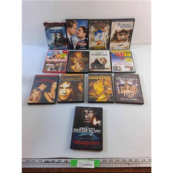 (13) Various DVD Movies
