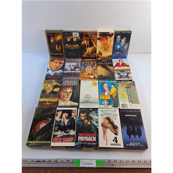 (20) Various VHS Cassette Movies