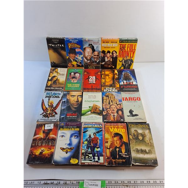 (20) Various VHS Cassette Movies