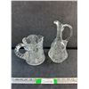 Image 1 : (2) Crystal Pitchers