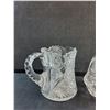 Image 3 : (2) Crystal Pitchers