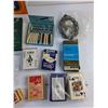 Image 8 : Sharp Pocket Computer, Various Post Stamps, Playing Cards, Little Forks, Coasters and Misc