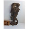 Image 2 : Paper Towel Holder, Carved Wood Wall Hanging Decor and Wooden Decoration