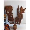 Image 2 : Wooden Polynesian Decor, Jewelry Box and Wood Jar