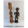 Image 1 : (2) Wooden Polynesian Statues