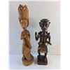 Image 2 : (2) Wooden Polynesian Statues