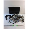 Image 1 : 17" Acer Monitor, Monitor Stand, Various Cables, Web Cam and Computer Mouses