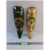 Image 1 : (2) Indonesian Wood Carved Decorations