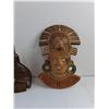 Image 4 : (5) Various Wood and Ceramic Decorations