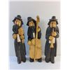 Image 2 : (3) Wooden Musician Decorations