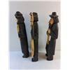 Image 3 : (3) Wooden Musician Decorations