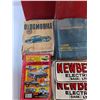 Image 4 : Vintage Automotive Books, Magazines, Newbery Patches and (2) Vintage Rear View Mirrors