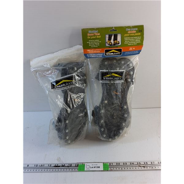 (2) Pairs of Stabilicers Ice Traction Cleats