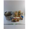 Image 1 : Craft Paper, Masking Tape and Metal Bucket
